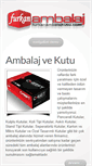 Mobile Screenshot of furkanambalajkutu.com